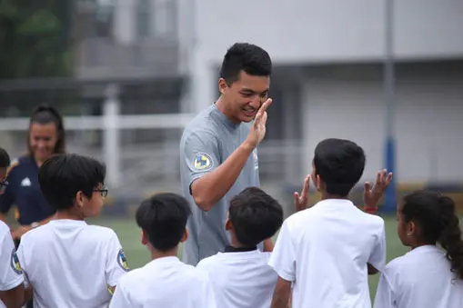 High fives after a drill