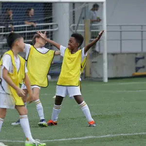 Goal celebration in a small-sided match